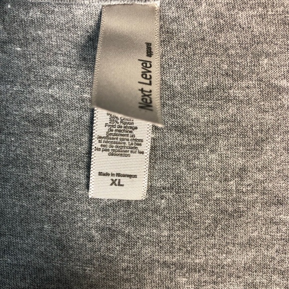 Next Level Seahawks Winged Short Sleeve T-shirt Grey/Lime Green/Black Size XL - Picture 4 of 7